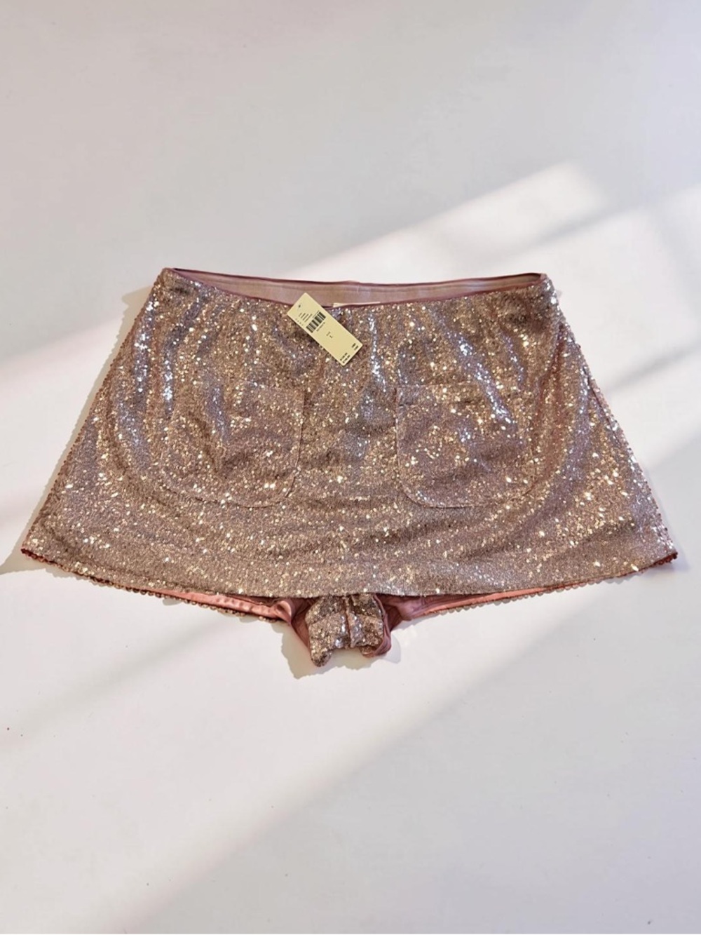 NWT Maeve Anthropologie Sparkle Short Taylor Swift Pink